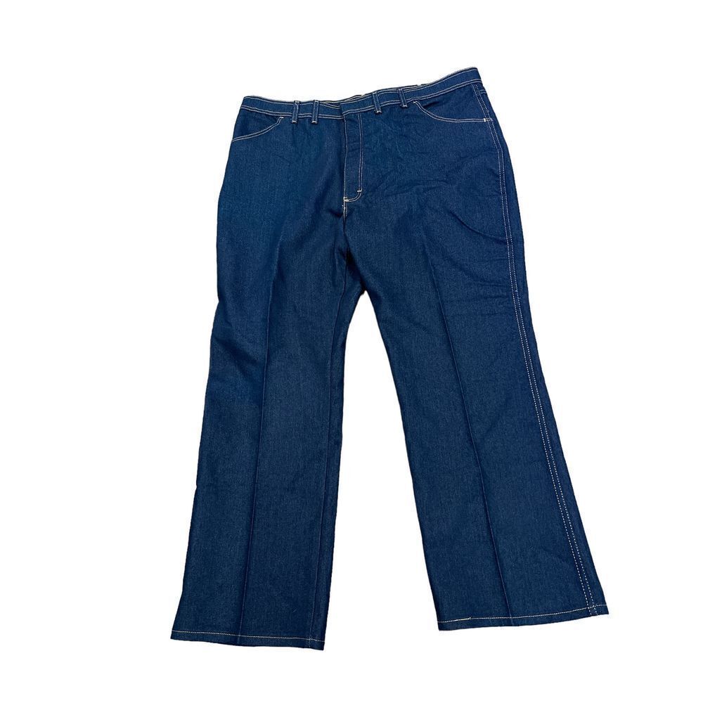 Men Stretch Blue Jeans by Knights Bridge
